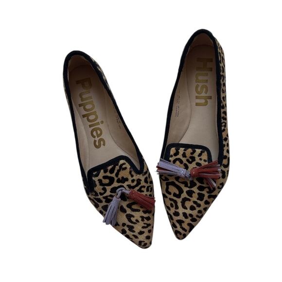 🐆 Hush Puppies Women’s Sadie Tassel Leopard Loafers - Picture 4 of 5